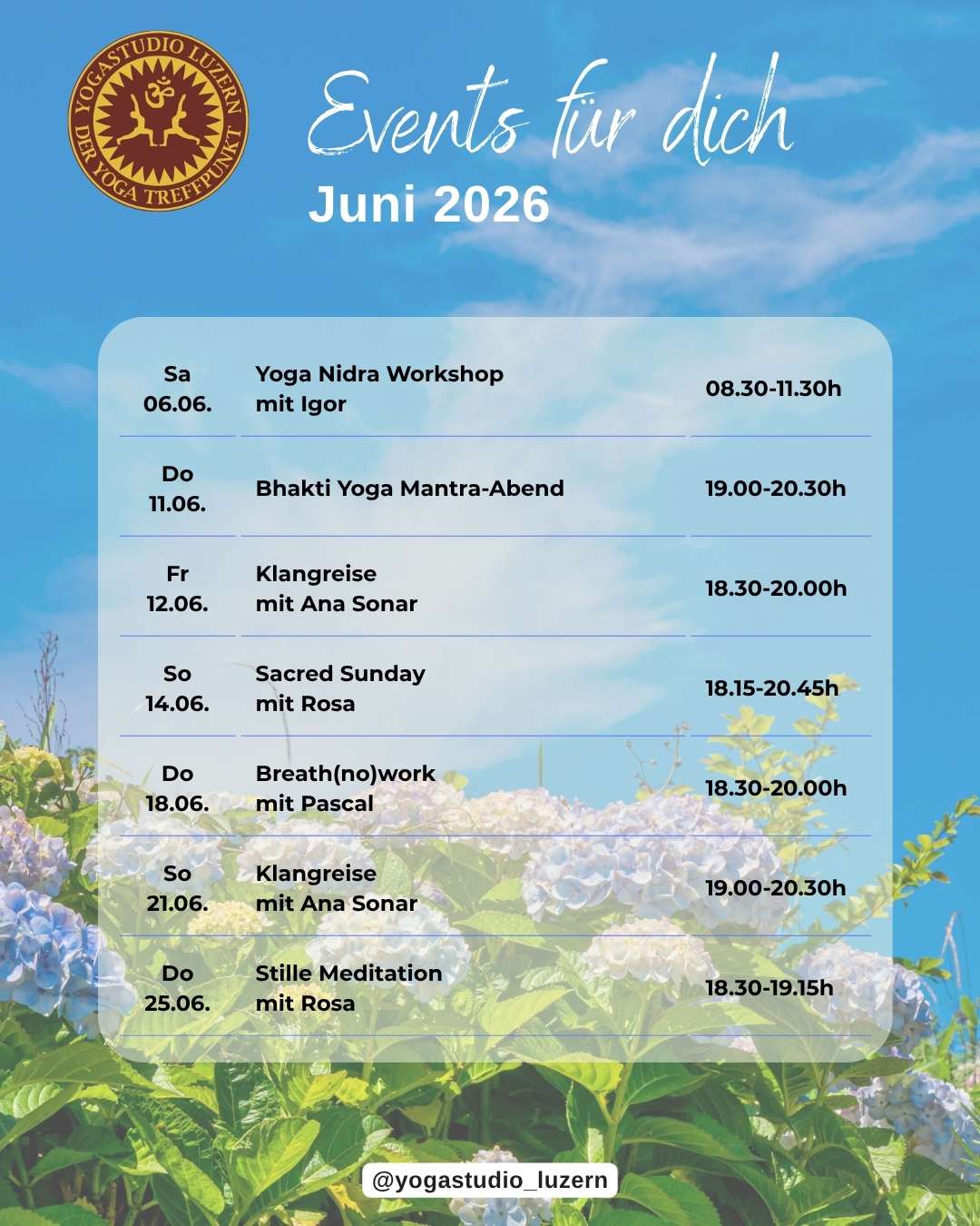 Events Juni 2026